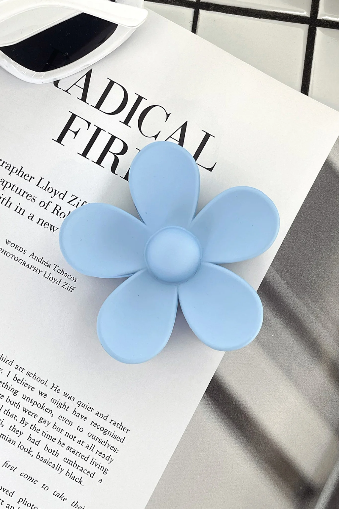 Heidi Claw Clip - Blue