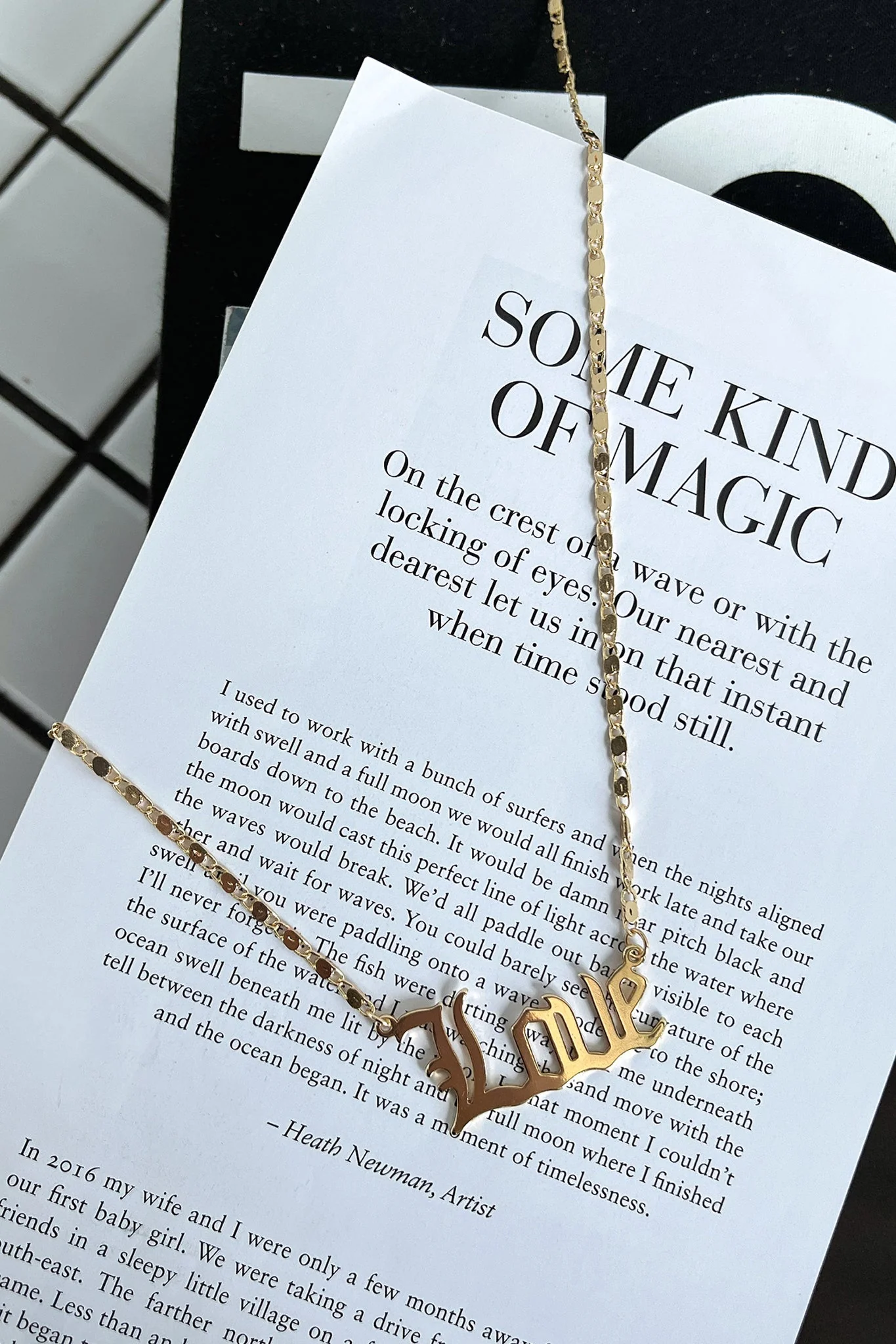 Love Necklace - Gold