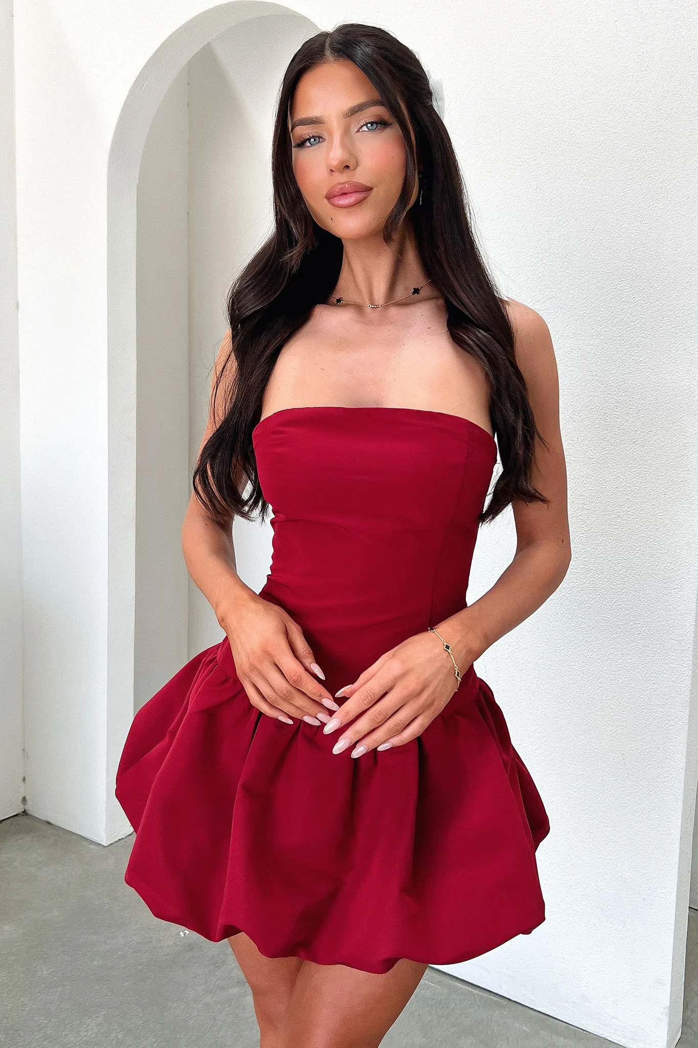 12907-kloe-bubble-skirt-strapless-mini-dress-burgundy-1.jpg