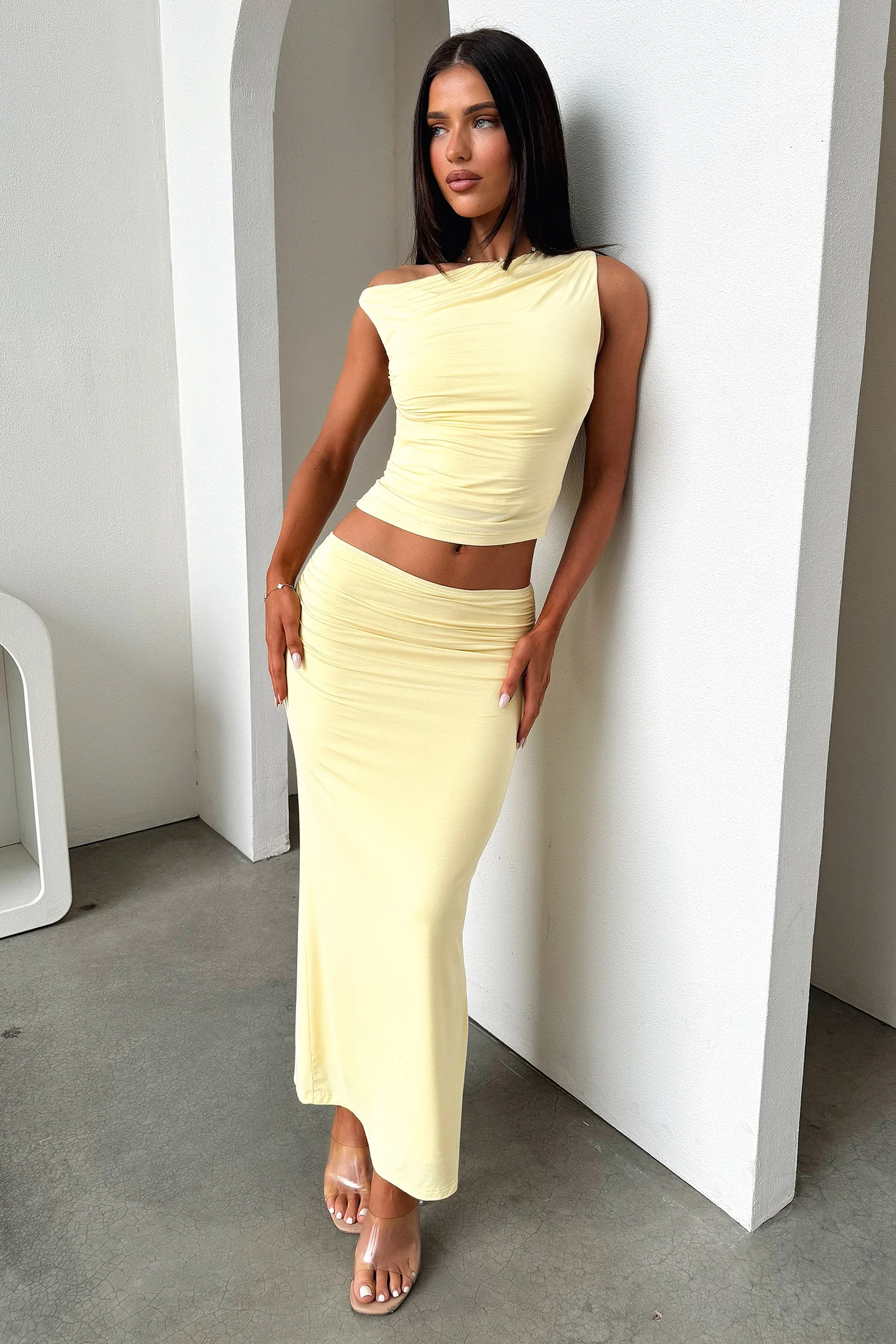 15832-vamika-off-shoulder-ruched-top-yellow-1.webp