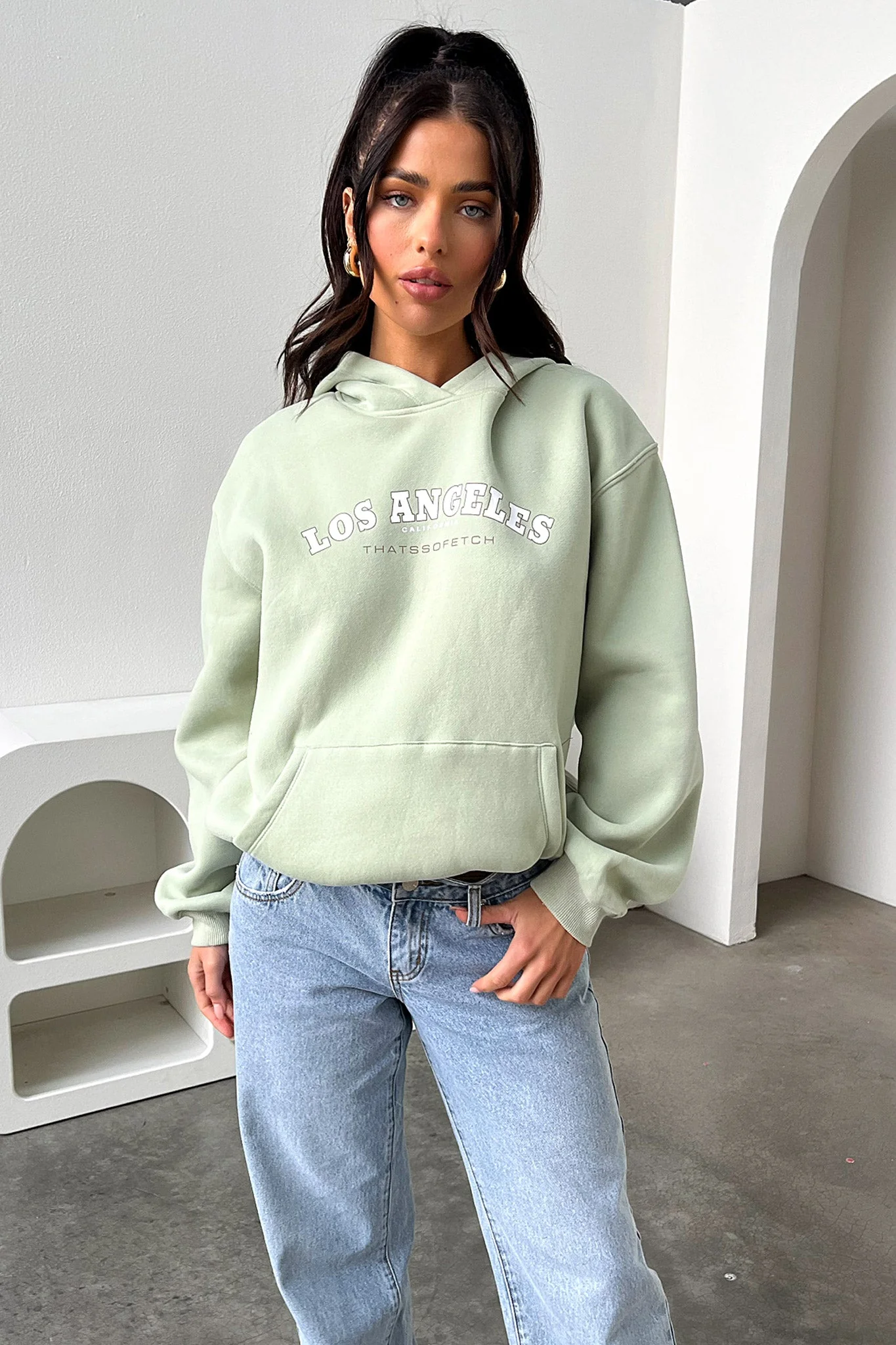 Los Angeles Hoodie - Sage