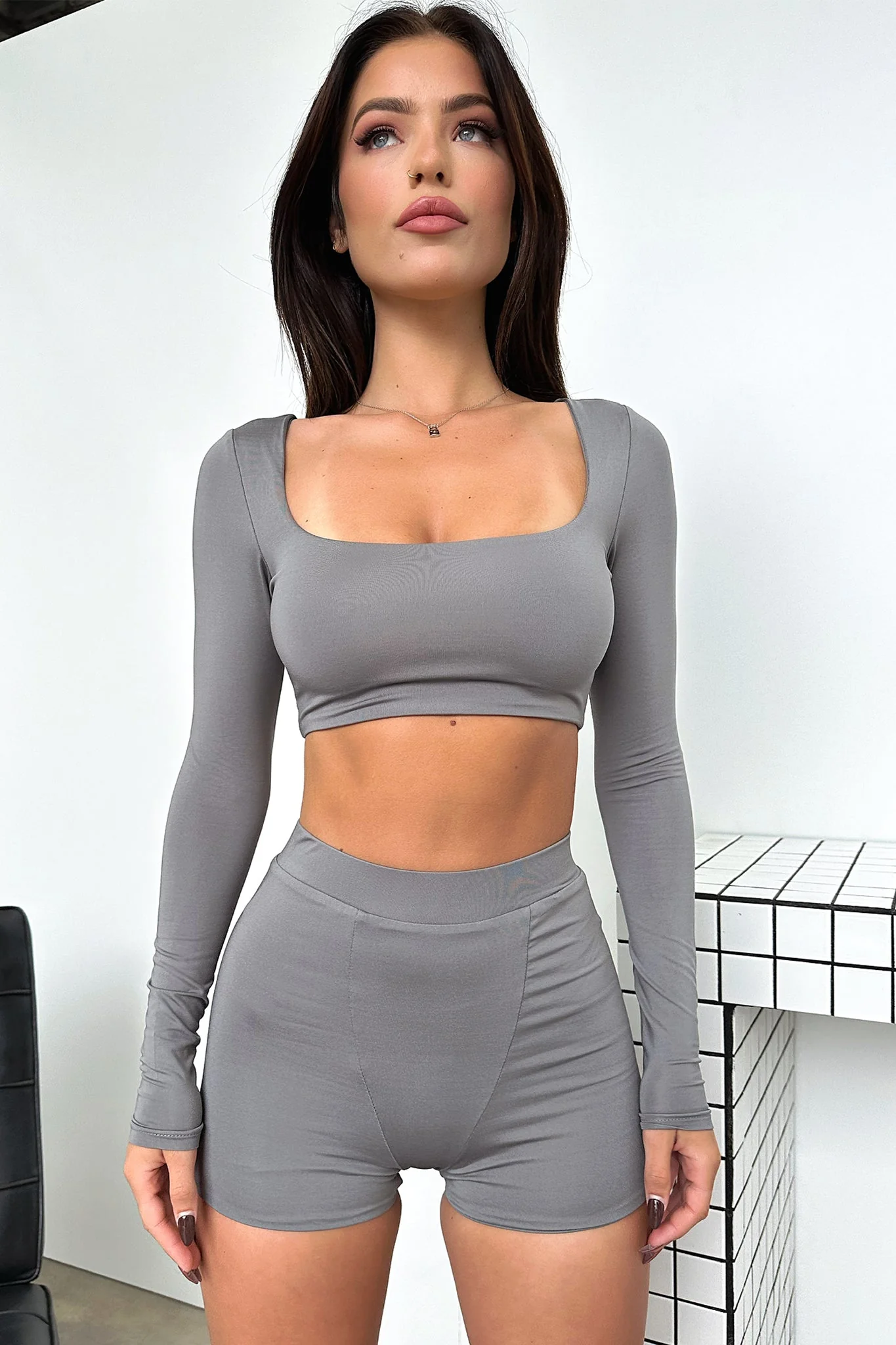 Vacay Shorts - Grey
