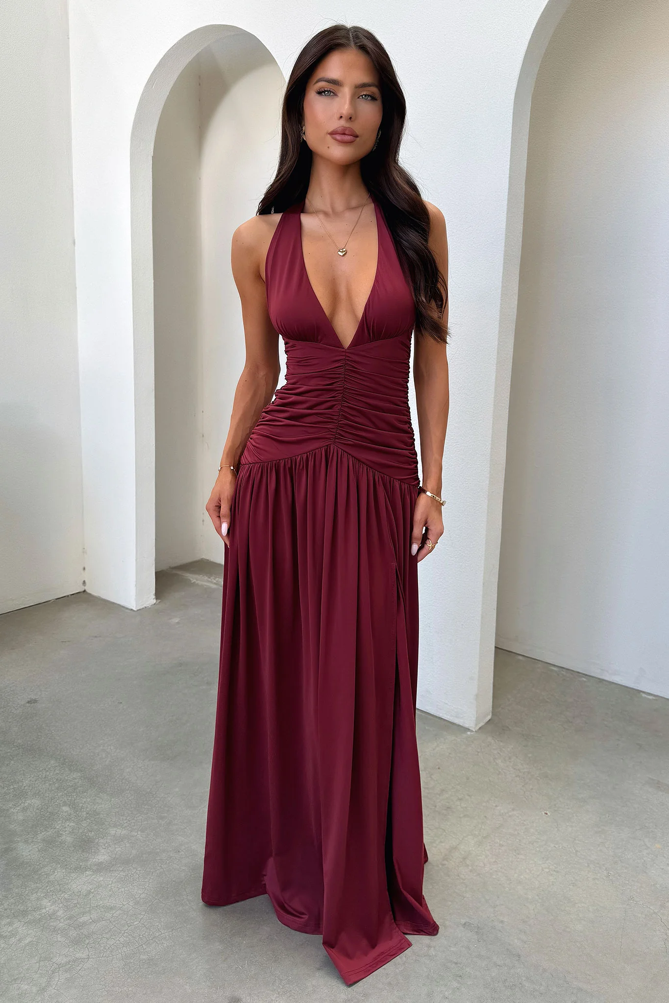 29365-ginevra-ruched-halter-maxi-dress-burgundy-1.webp