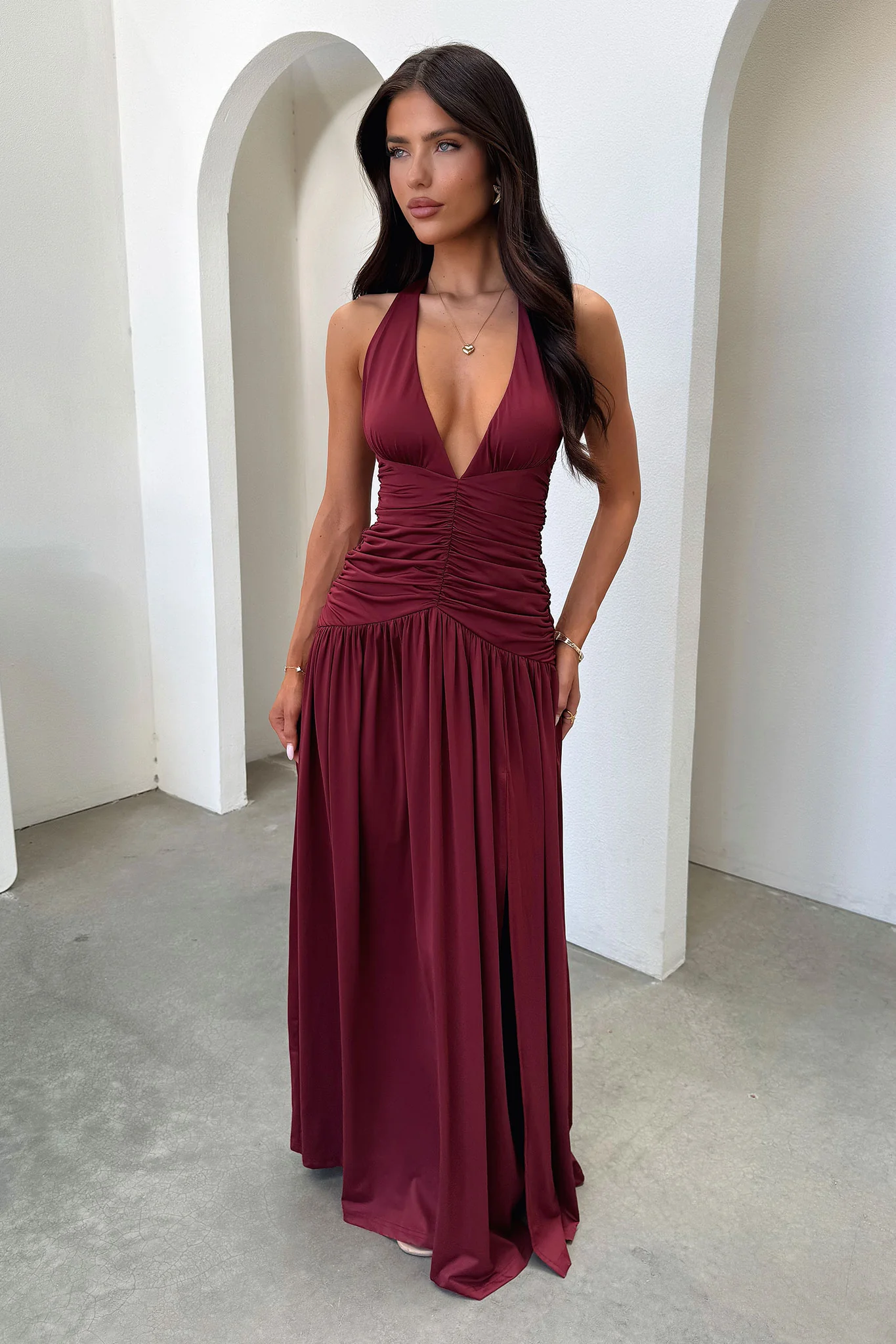29365-ginevra-ruched-halter-maxi-dress-burgundy-1.webp