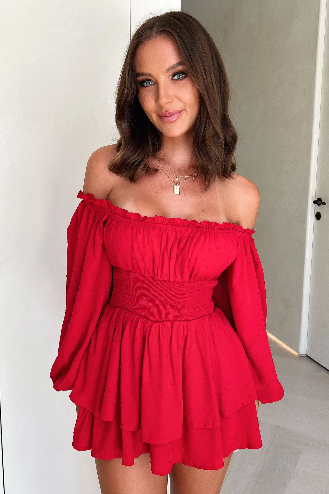 Ahoy Playsuit - Red
