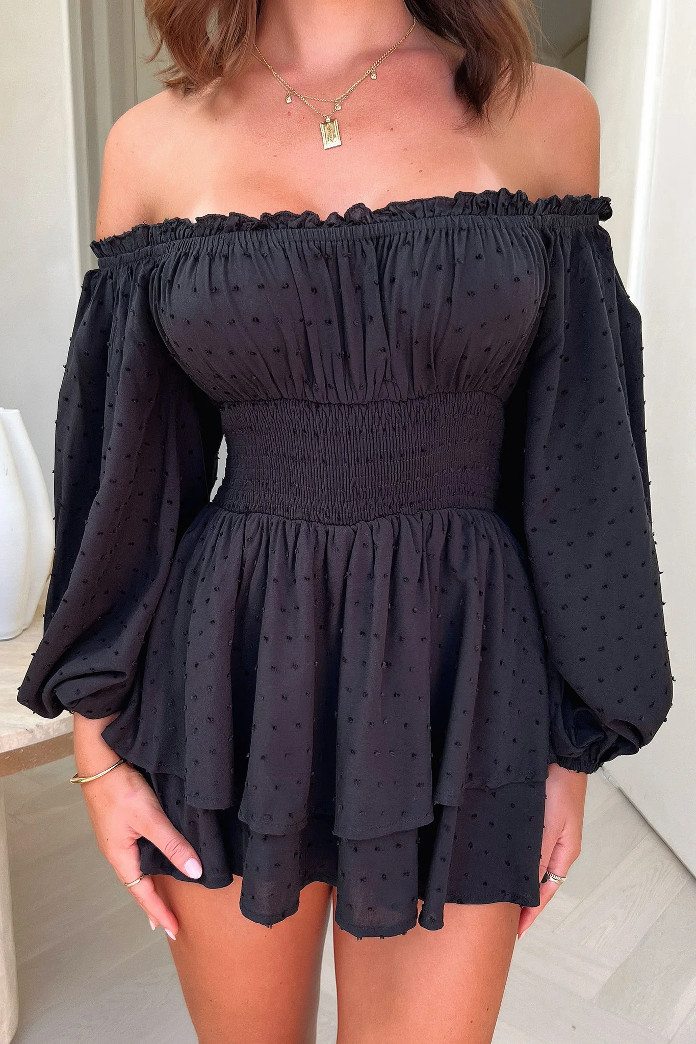 Ahoy Playsuit - Black