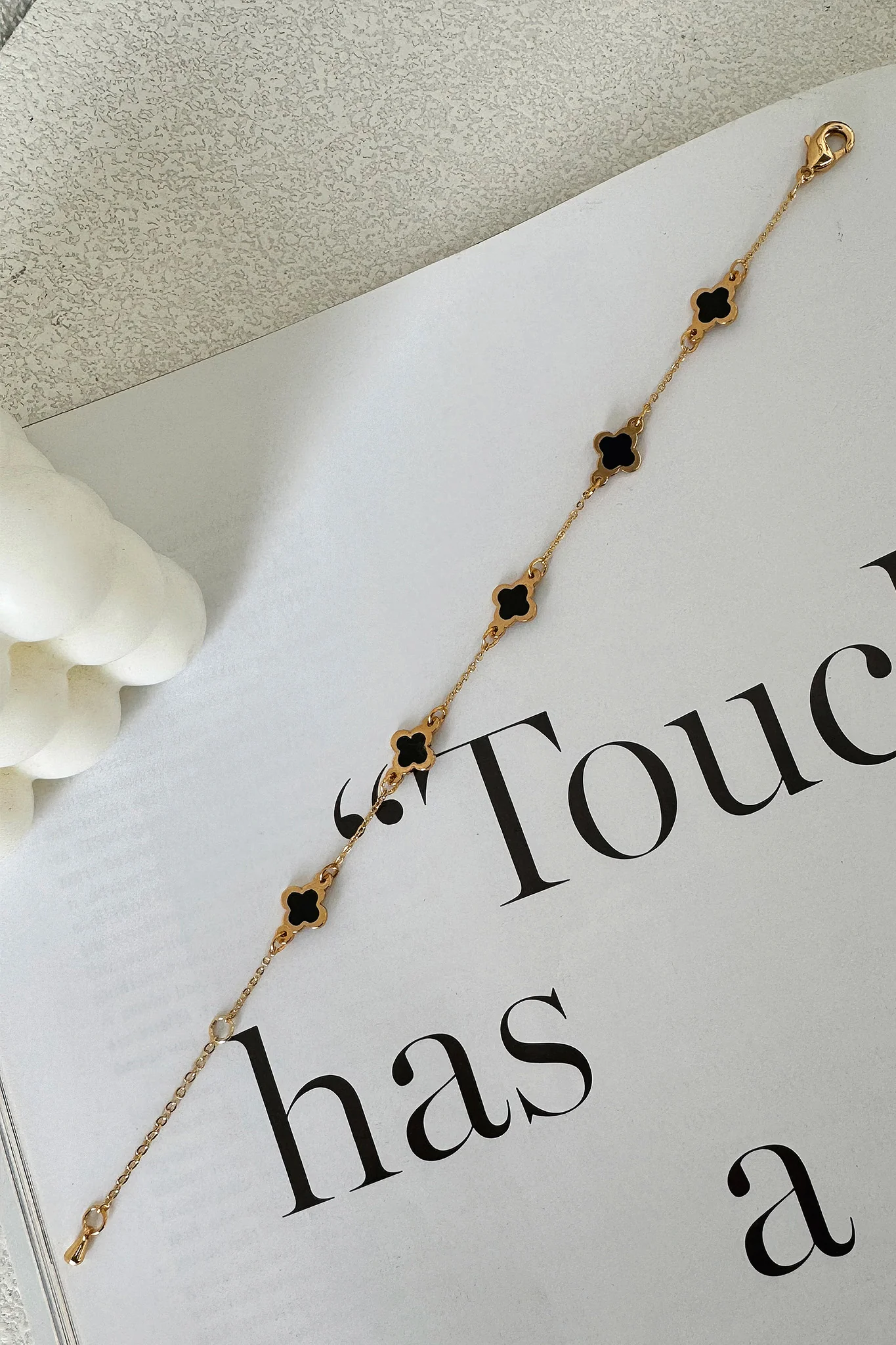 Oriana Bracelet - Gold / Black